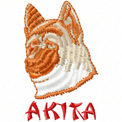 Dogs Embroidery Design 3